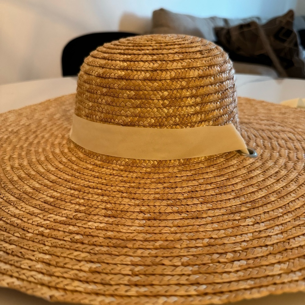 Poppy & Peonies Straw Sun Hat - Picture 4 of 8